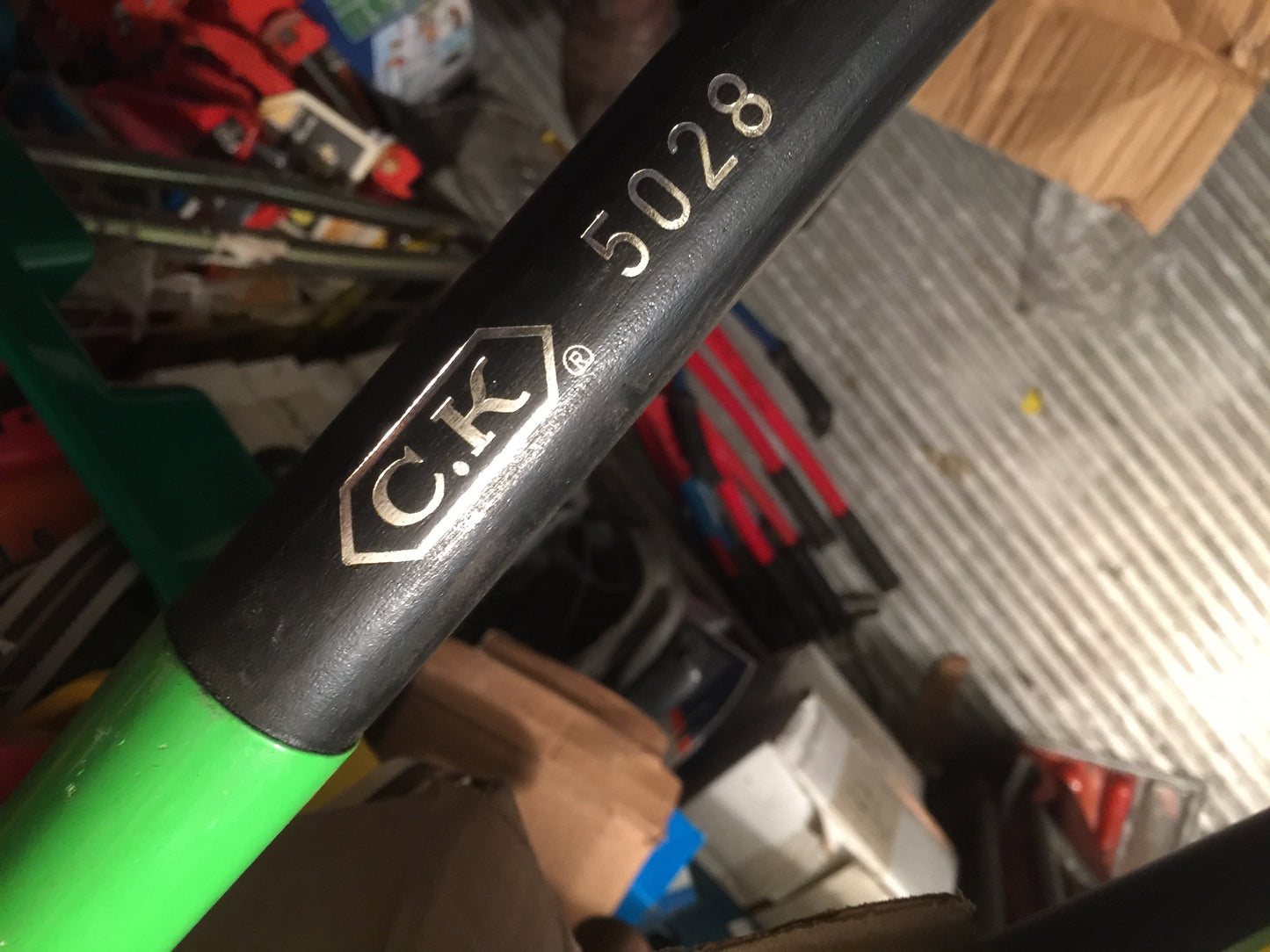 CK Bypass Legend Lopper Green Black Handled Long Tarnished CK 5028