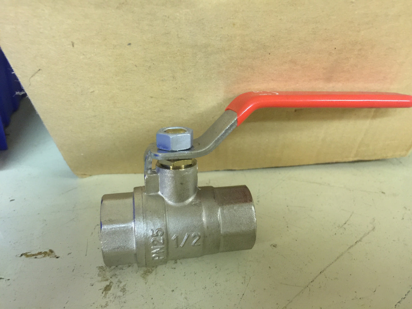 Air Pro & Other Makes  Brass Ball Lever Valve  Red Blue Green Handles