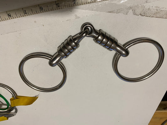 Bit Loose Ring 5” Cherry roller metal big rings