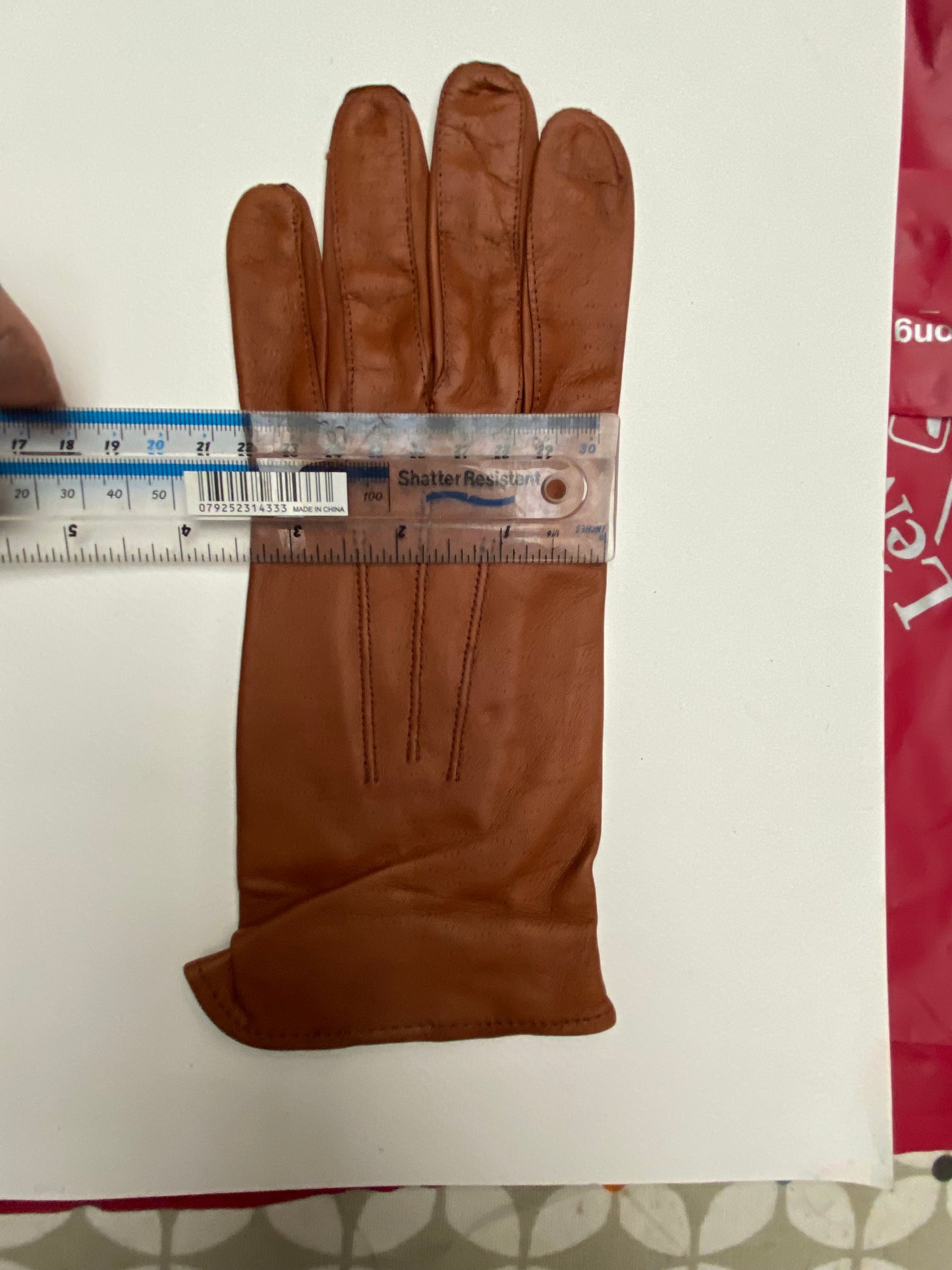 Glove Chester Jeffries Competition Fine Leather Tan Ladies