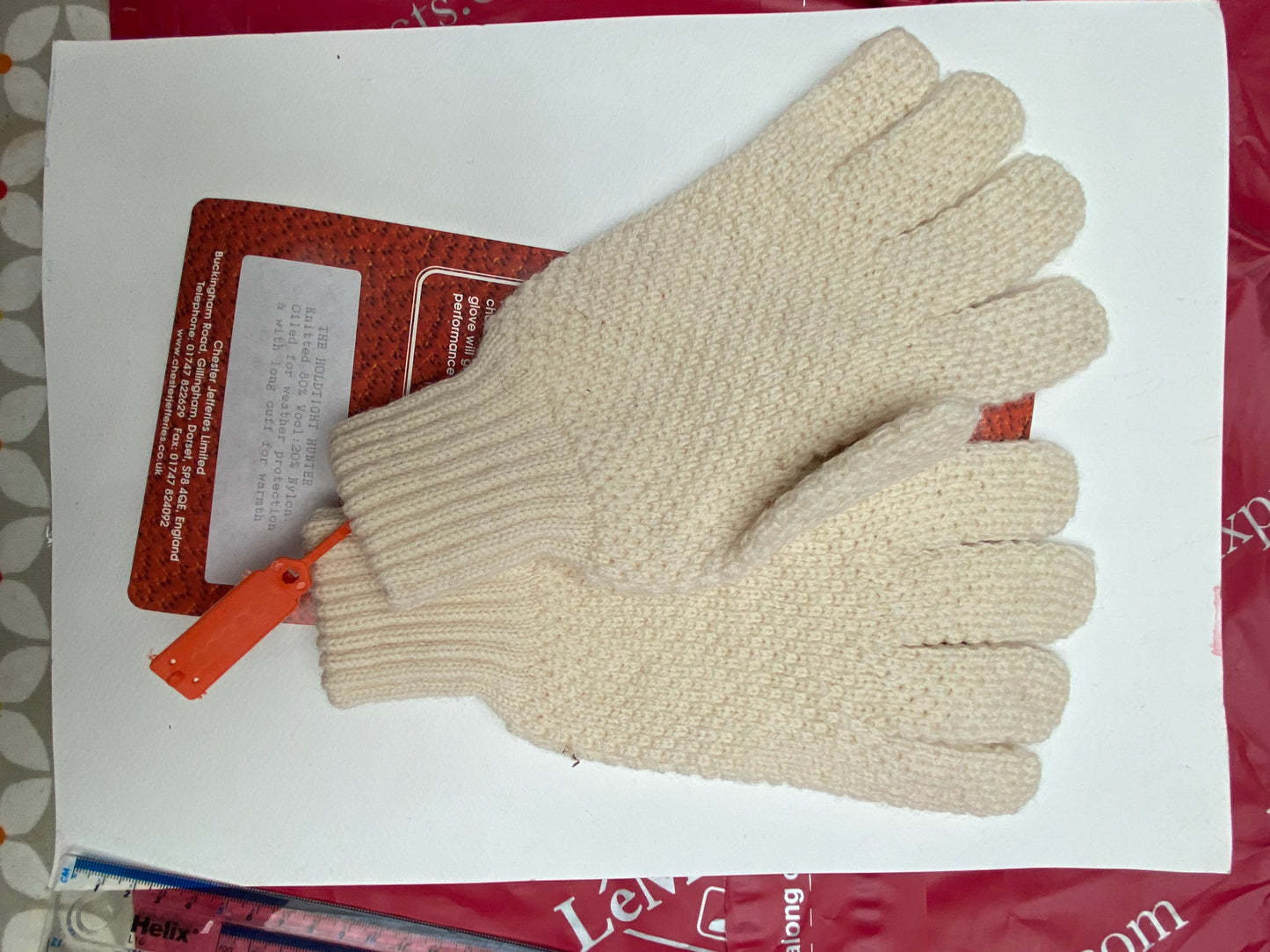 Glove Chester Jeffries Holdtight Hunter Knit Glove Size Ladies XL, L,