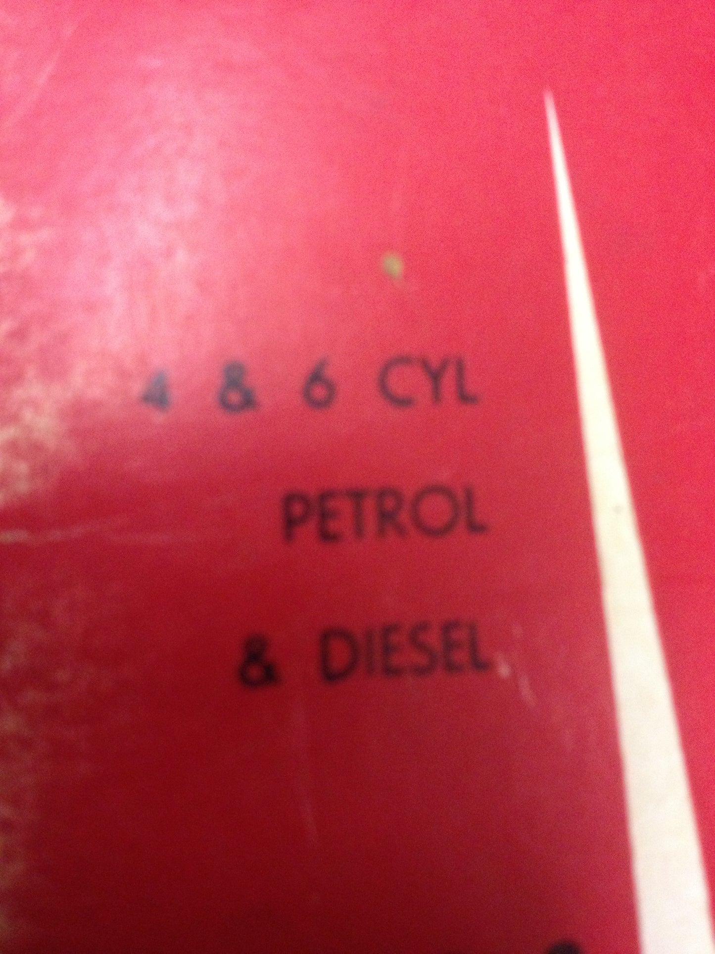 Book Industrial Engines Instruction Book 4 & 6 CYL Petrol & Diesel Ford Motor Co