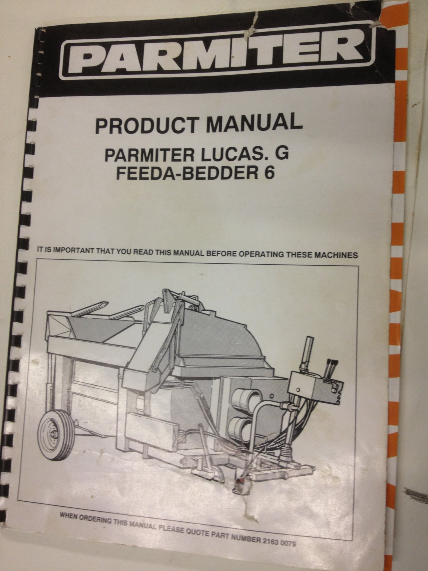 Agricultural Parameter Manual for Lucas G Feeda Bedder 6