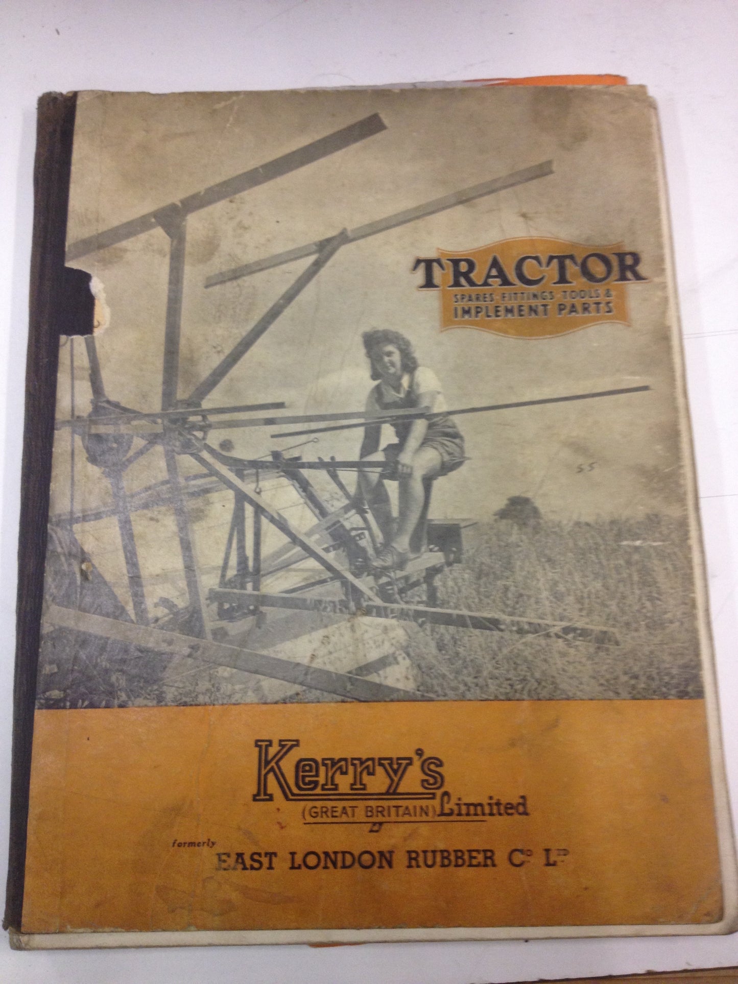 Book / Manual. Vintage Kerrys Ltd Tractor Spares Fitting & Tools