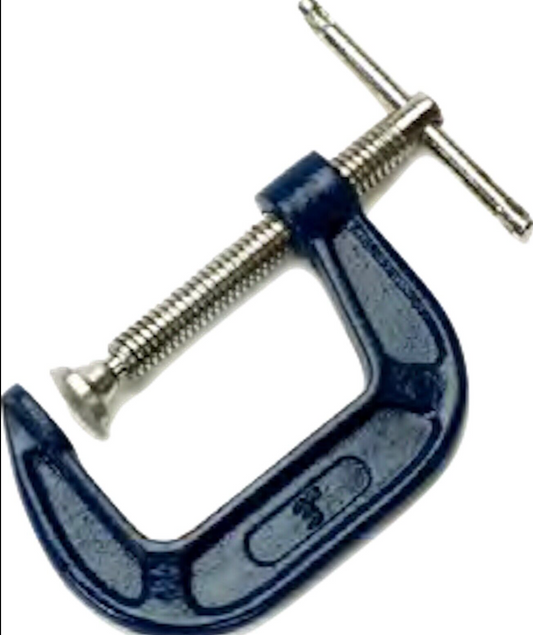 2x Worldwide Tools 4" C Clamp Heavy Duty 472.    W1C5/9