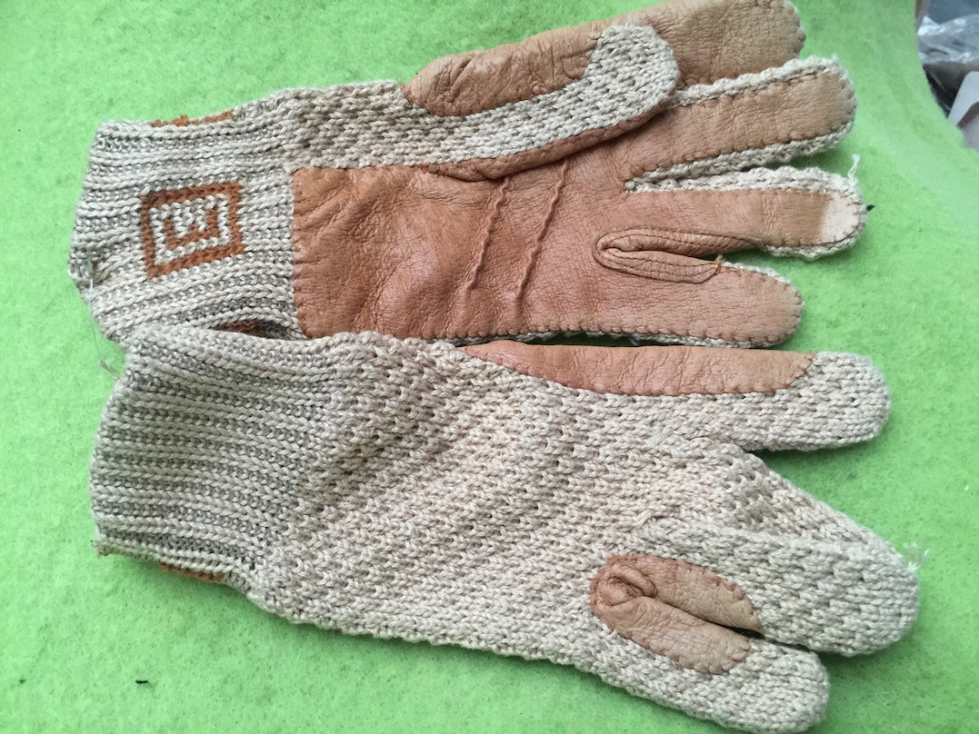 Glove (3 Pairs Bundle) Equus Knit & Leather Palm Hunting Showing Glove Ex Display  size 4 5 6 Childs